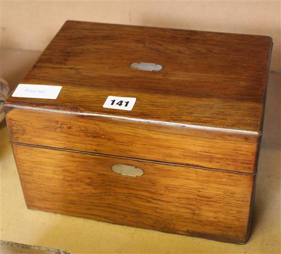 Rosewood toilet box